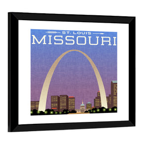 Missouri Travel Poster Wall Art