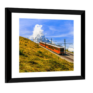 Gornergrat Station In Zermatt Wall Art