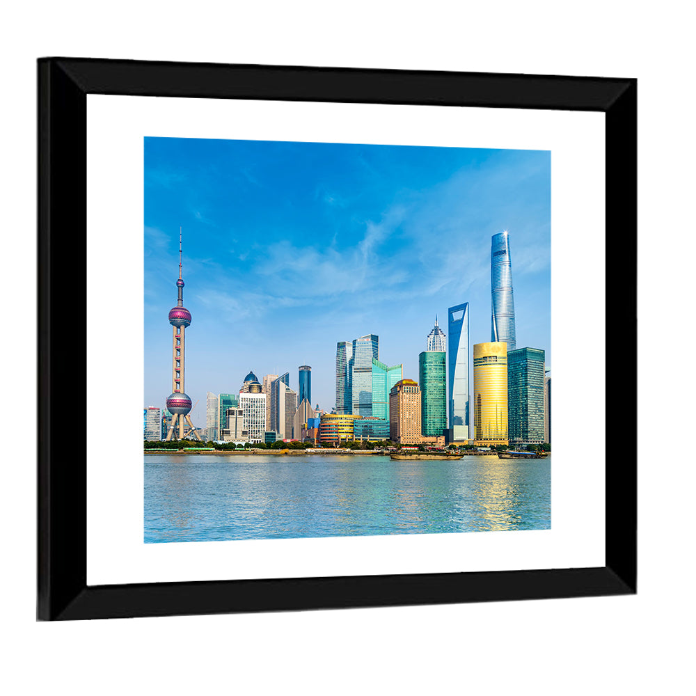 Lujiazui Cityscape Wall Art