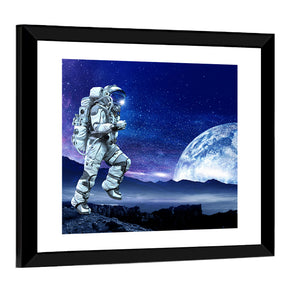 Running Spaceman Wall Art