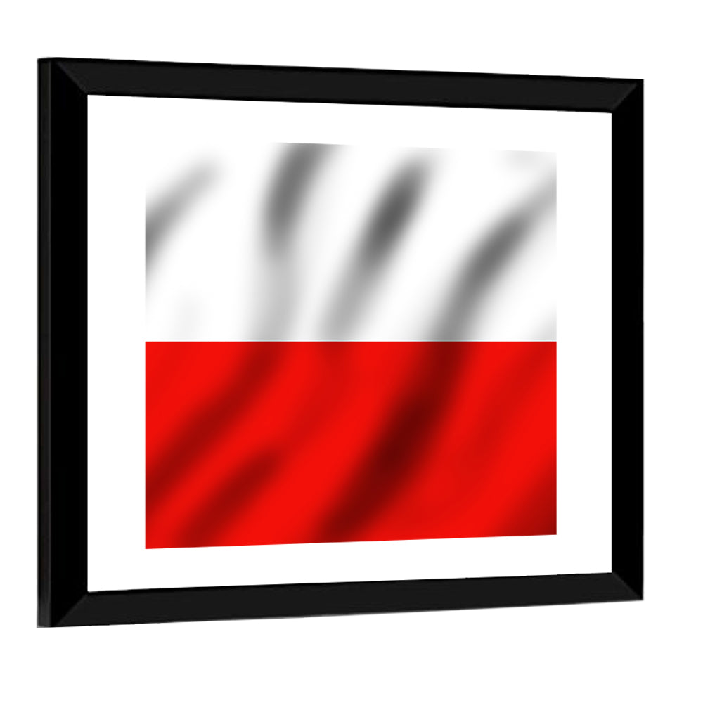 Flag Of Poland Wall Art