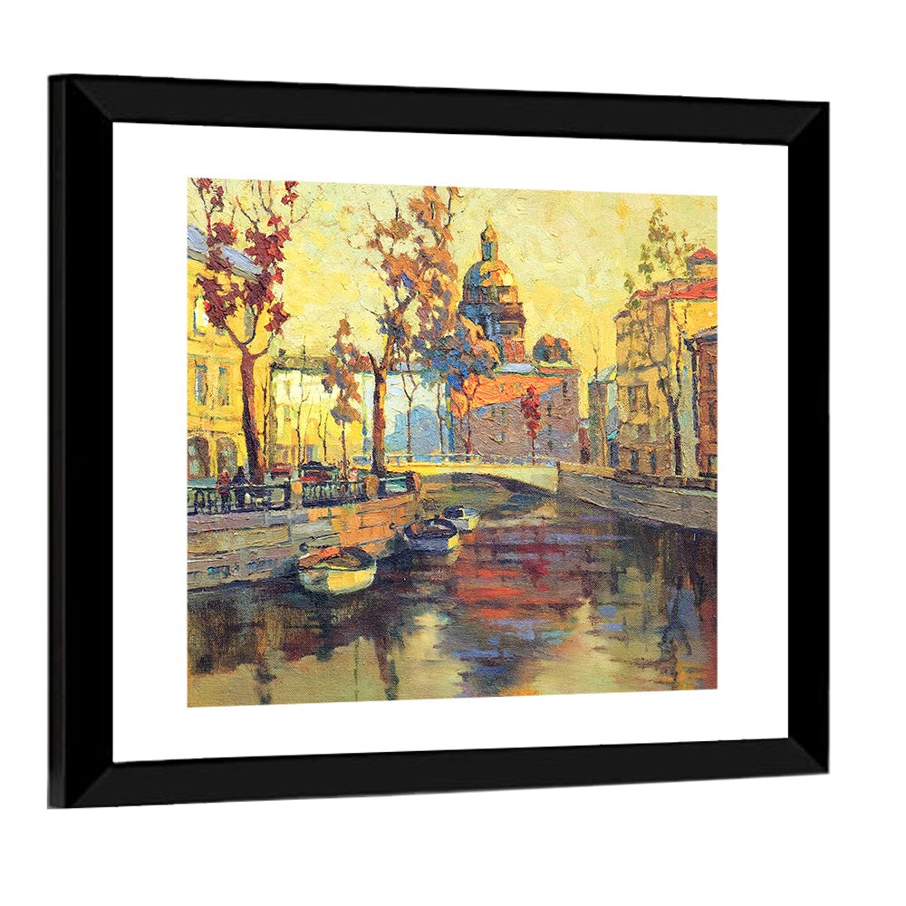 St-Petersburg Old Street Artwork Wall Art