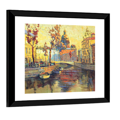 St-Petersburg Old Street Artwork Wall Art