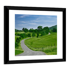 Blue Ridge Mountains In Western Virginia Wall Art