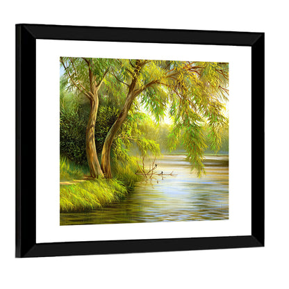 Summer Wood Lake Wall Art
