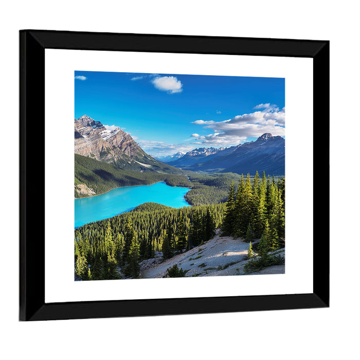 Peyto Lake, Banff National Park Wall Art as a framed print