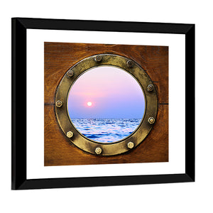 Boat Porthole Close Up Wall Art