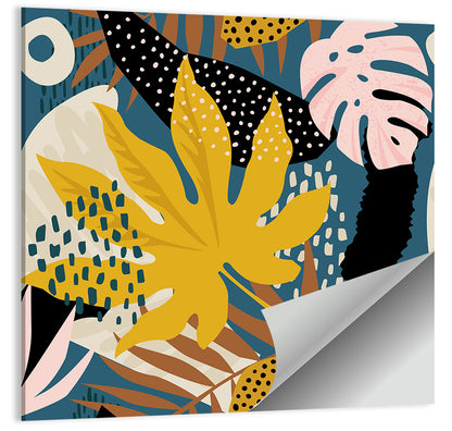 Trendy Plants Illustration Wall Art