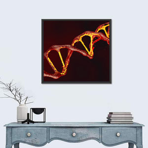 DNA Code Structure Wall Art