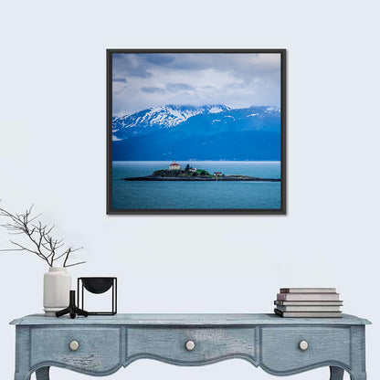 Mud Bay Alaska Mountain Wall Art