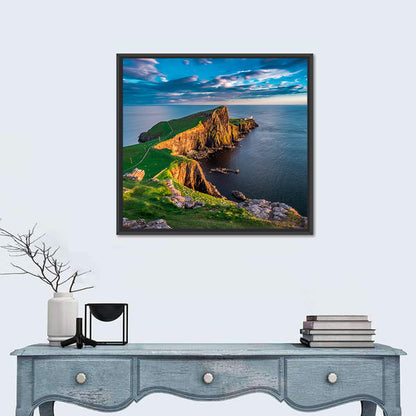 Neist Point Lighthouse In Scotland Wall Art