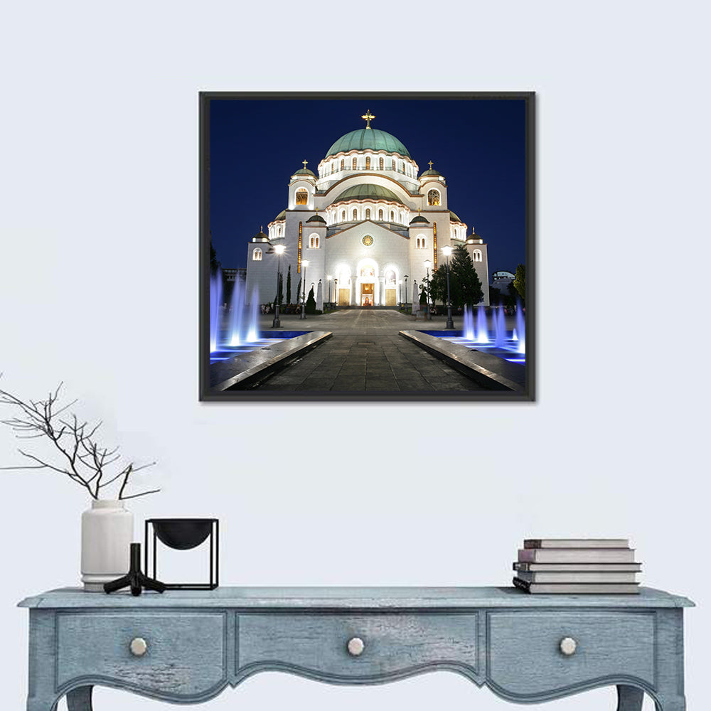 Saint Sava Cathedral In Belgrade Wall Art