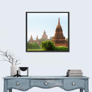 Ancient Pagodas In Bagan Myanmar Wall Art