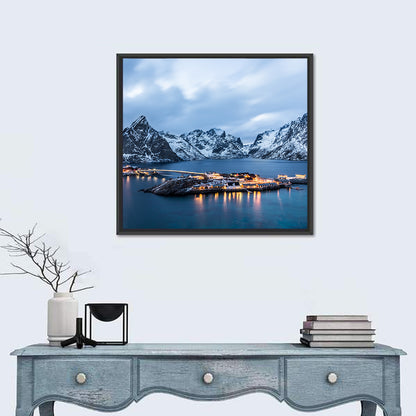 Lofoten Island At Blue Hour Wall Art
