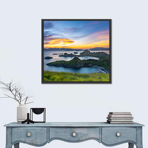 Padar Island At Sunset Indonesia Wall Art