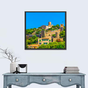 Capdepera Castle & Capdepera Town Spain Wall Art