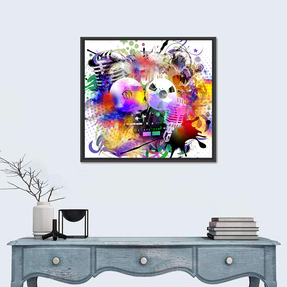 Glamour Music Pop Wall Art