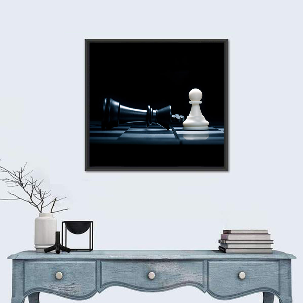 A Pawn & The Won King Wall Art