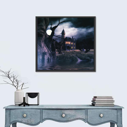 Haunted House Wall Art