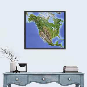 North & Central America Wall Art