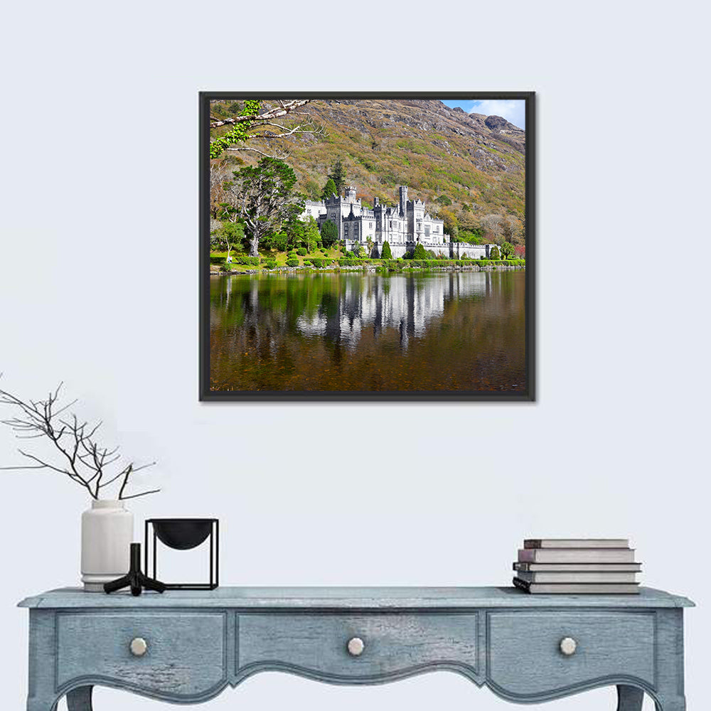 Kylemore Abbey, Connemara Wall Art in a room, square