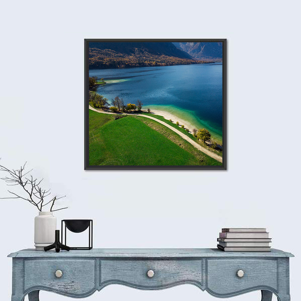 Bohinj Lake Shoreline Wall Art