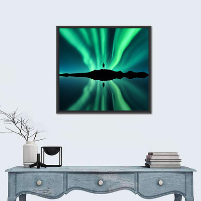 Aurora Borealis In Norway Wall Art