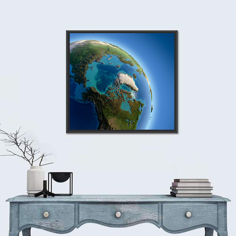 Arctic Earth Fragment Wall Art