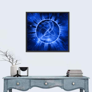 Rays Of Light & Universe Abstract Wall Art