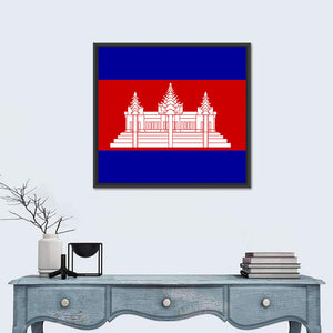 Flag Of Cambodia Wall Art