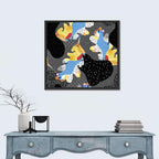 Fluid Leaf Collage Pattern I Wall Art