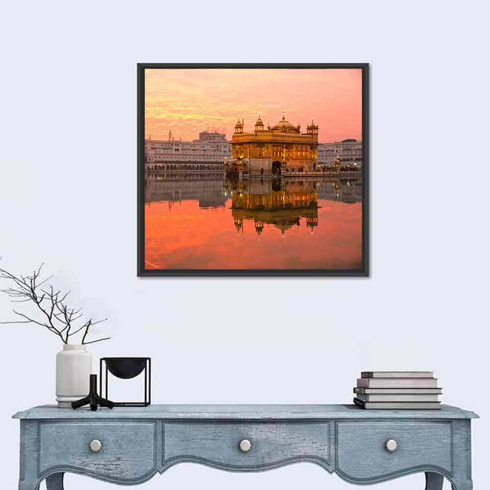 Golden Temple In Amritsar Wall Art
