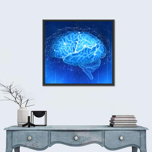 Human Brain Close-Up Wall Art
