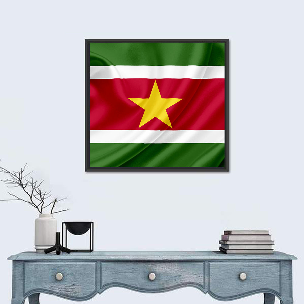 Suriname National Flag Wall Art