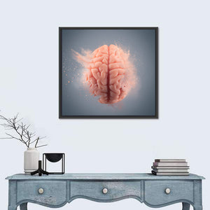 Human Brain CloseUp Wall Art