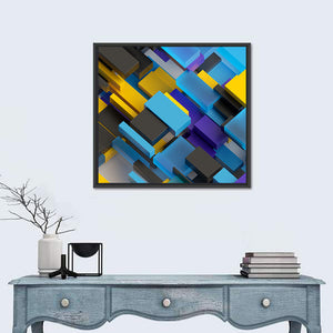 Bricks Layers Pattern Wall Art