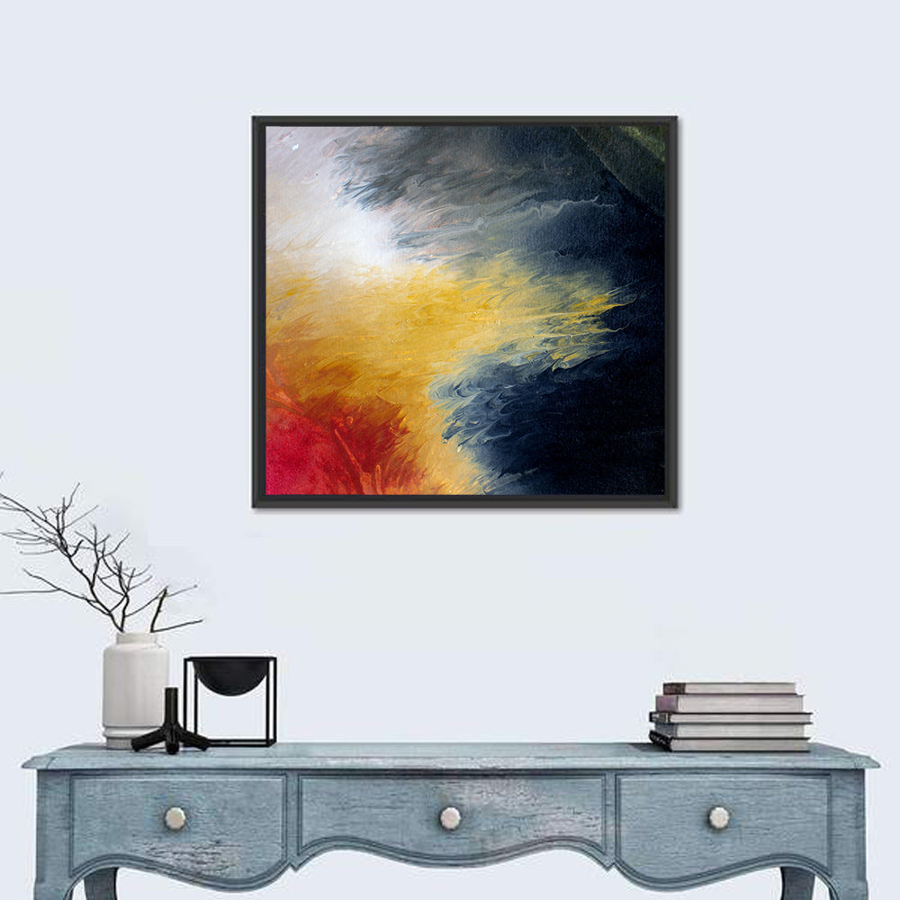Solar Flare Oil Abstract Wall Art
