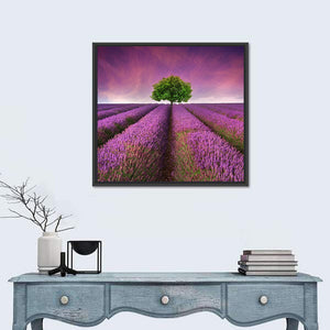 Summer Lavender Field Wall Art