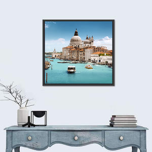 Grand Canal & Basilica Santa Maria Della Salute Wall Art