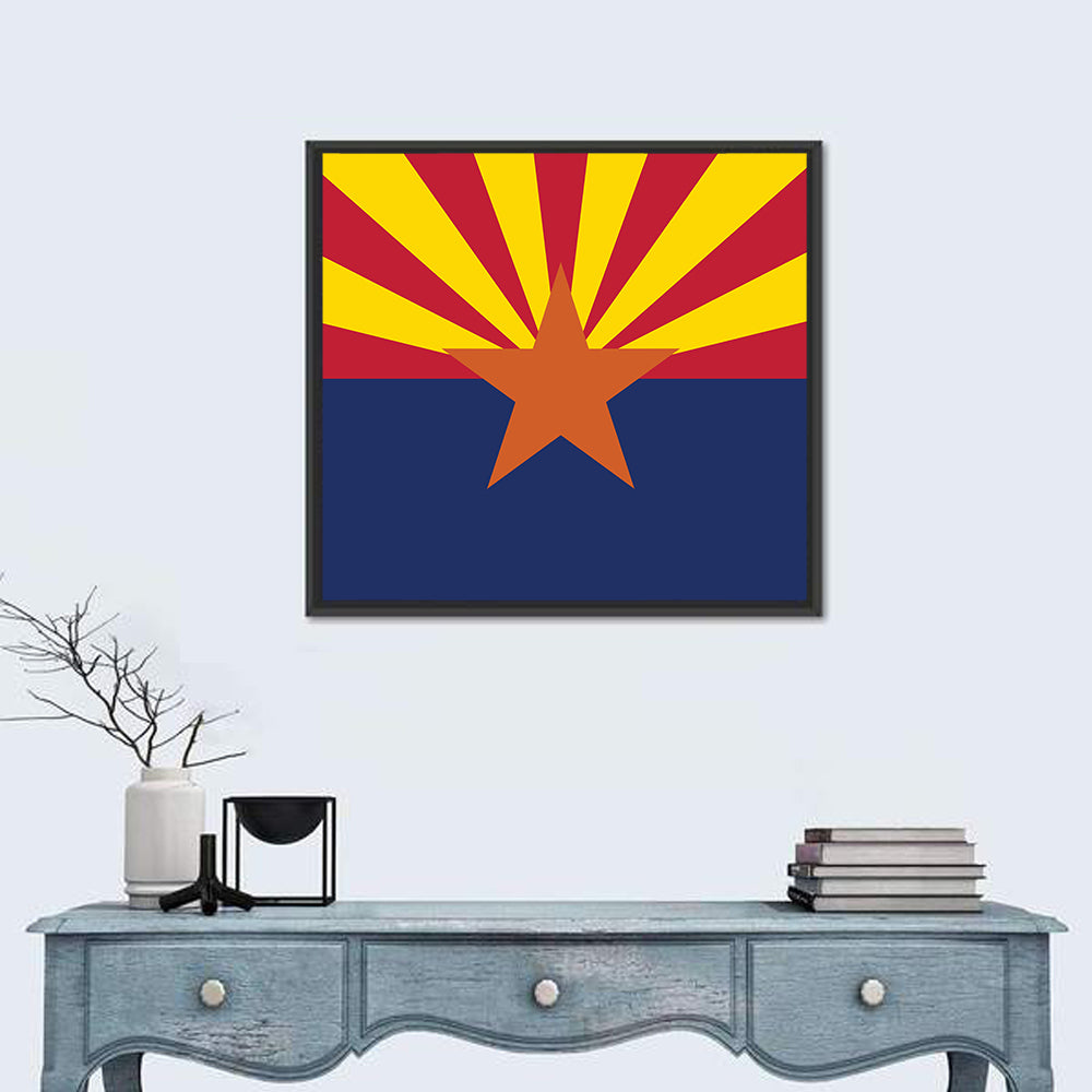 Arizona State Flag Graphic Wall Art