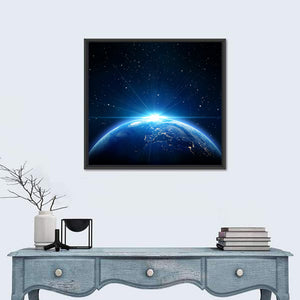 Earth From Space Wall Art