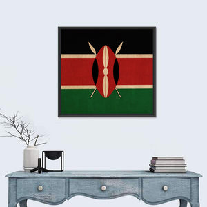 Flag Of Kenya Wall Art