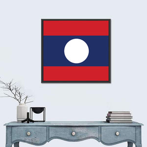 Flag Of Laos Wall Art