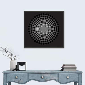 Optical Illusion Illustration Wall Art