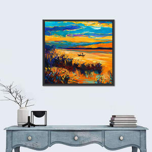 Lake Sunset Artwork Wall Art