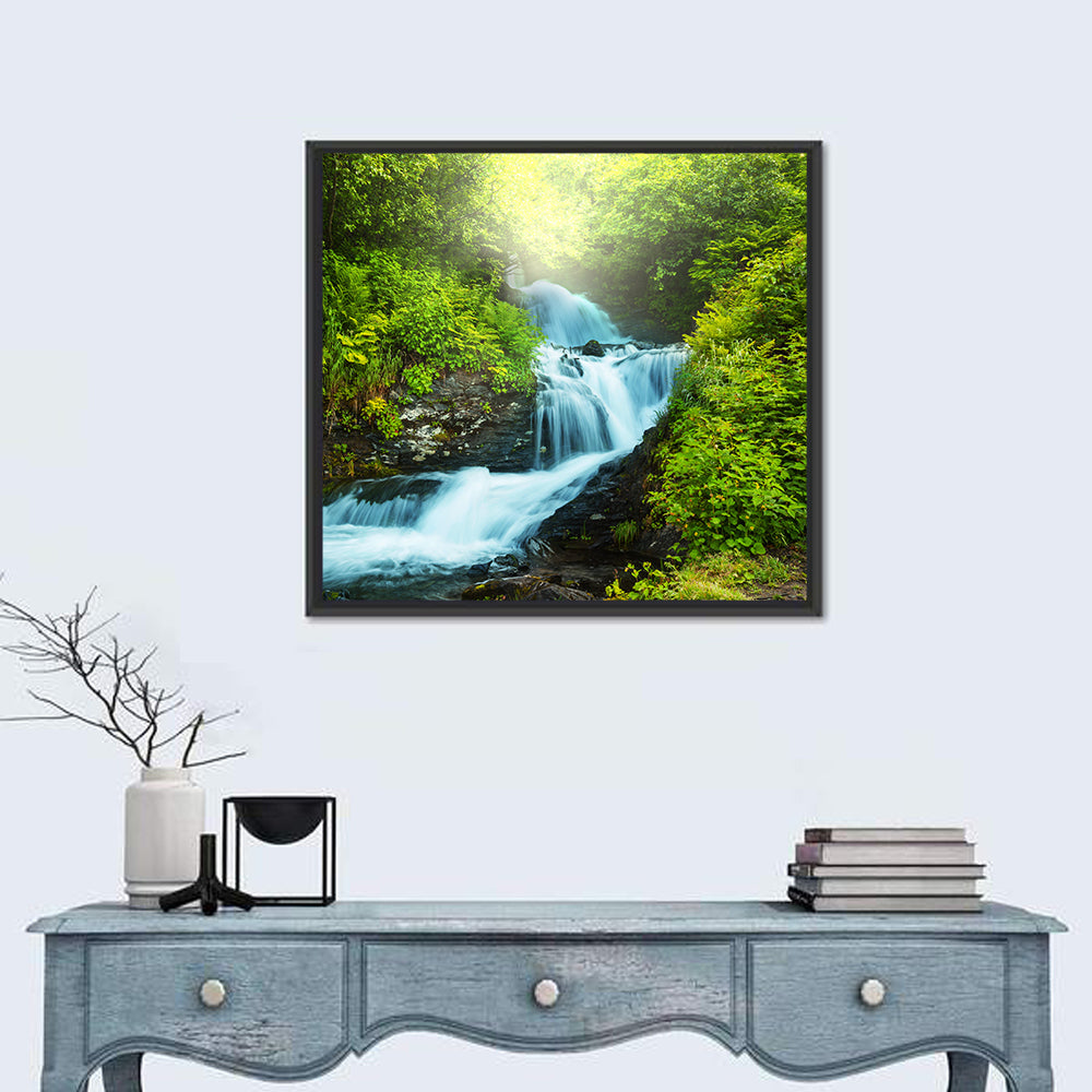 Forest Creek Waterfall Wall Art