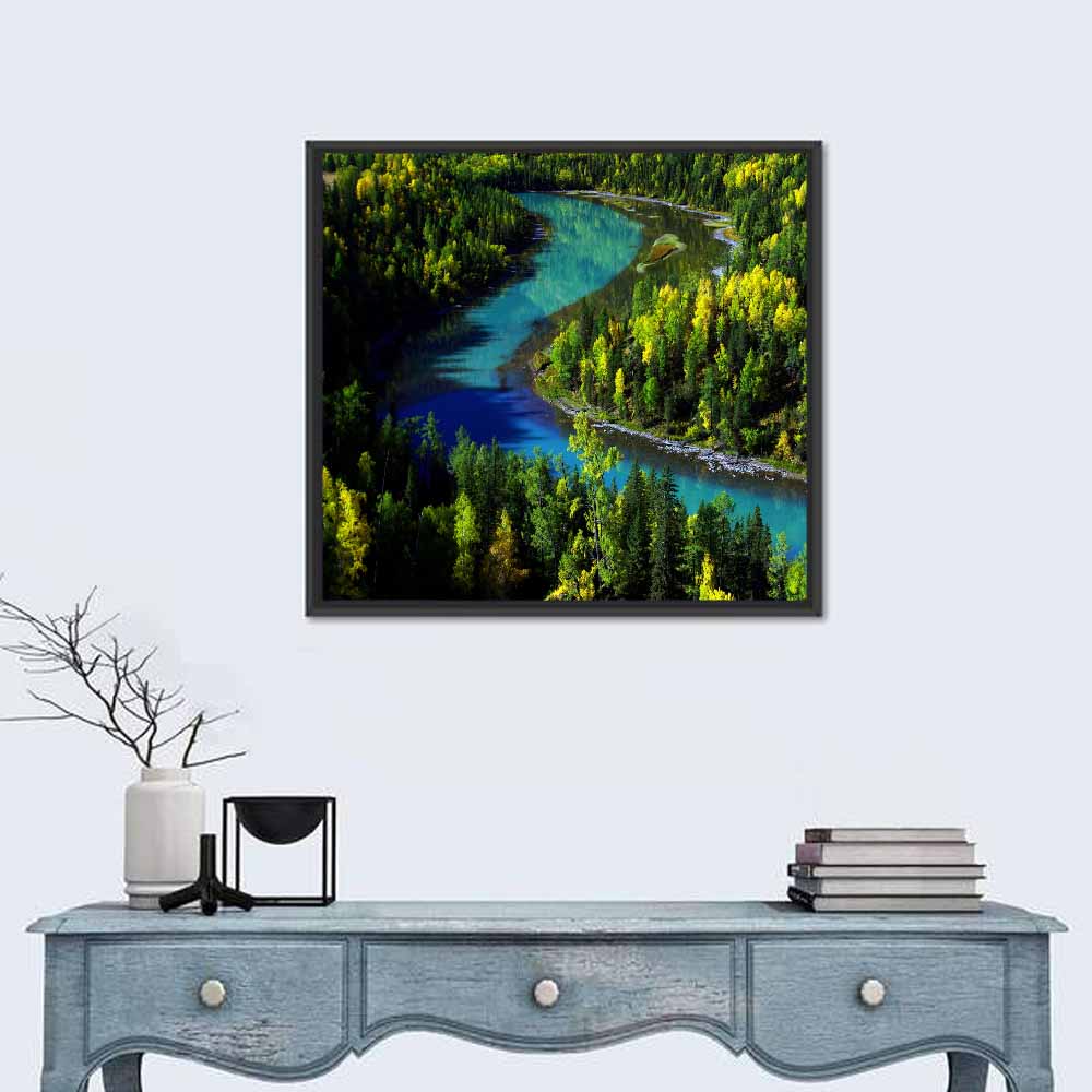 Moon Bay at Kanak Lake Wall Art