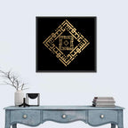 As Syahiid Kufi Style Calligraphy Wall Art