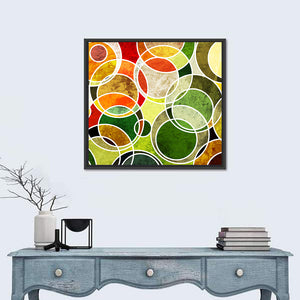 Geometric Grunge Artwork Wall Art