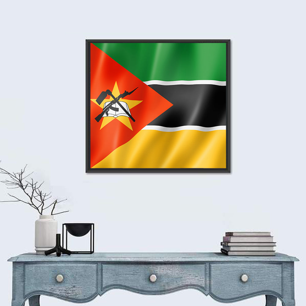Mozambique National Flag Wall Art